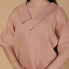 POLISHED V-NECK TOP