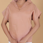 V-COLLAR TOP