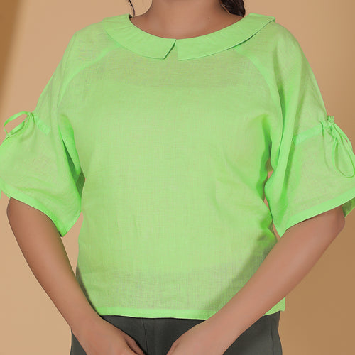 PETER PAN COLLAR TOP