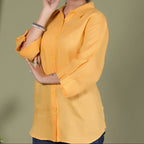 SLEEVE PLEATED SHIRT