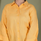 SLEEVE PLEATED SHIRT