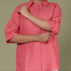 SLEEVE PLEATED SHIRT