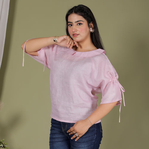 PETER PAN COLLAR TOP