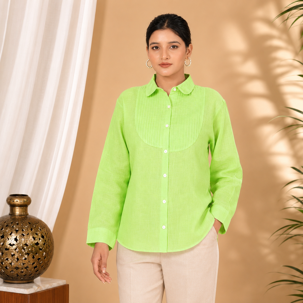 EFFORTLESS ELEGANCE LINEN SHIRT