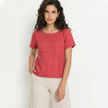 BOX PLEATED TOP