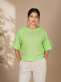 PETER PAN COLLAR TOP