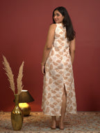 CLASSIC BODY FIT LINEN DRESS