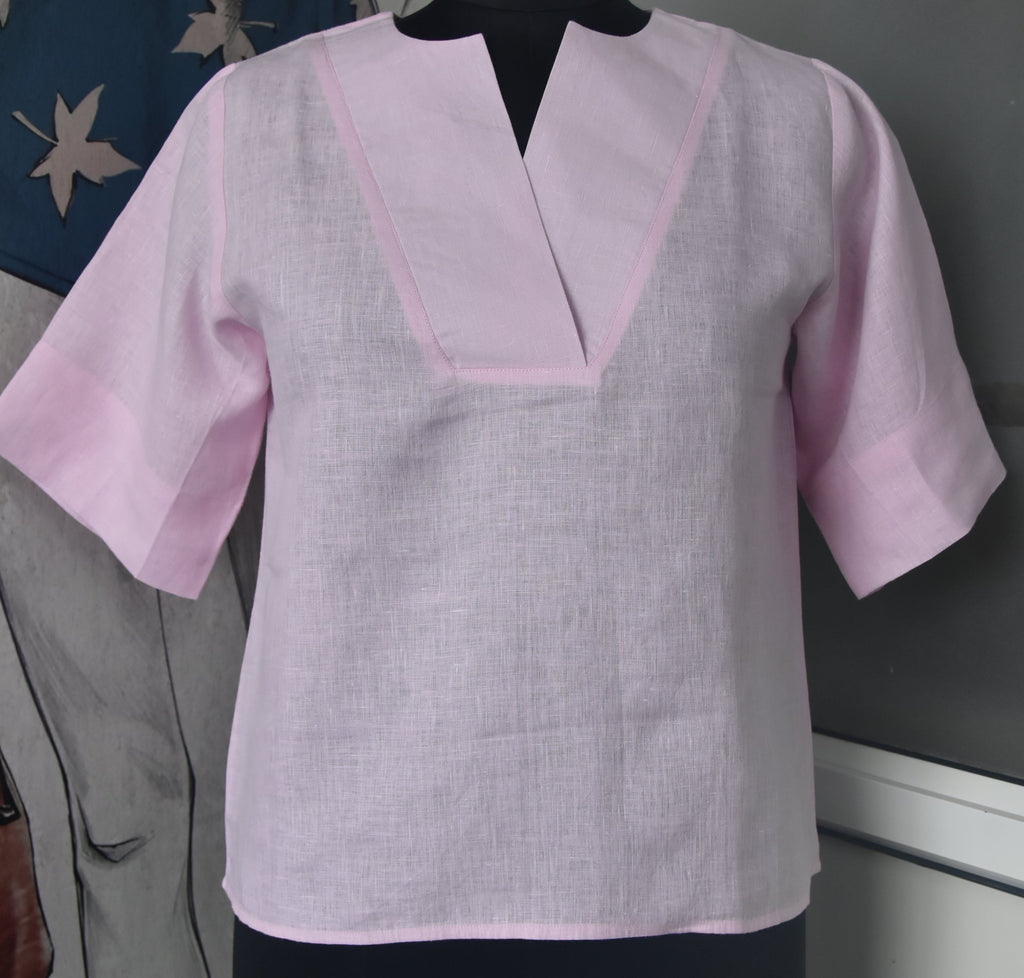 V-NECK CASUAL TOP