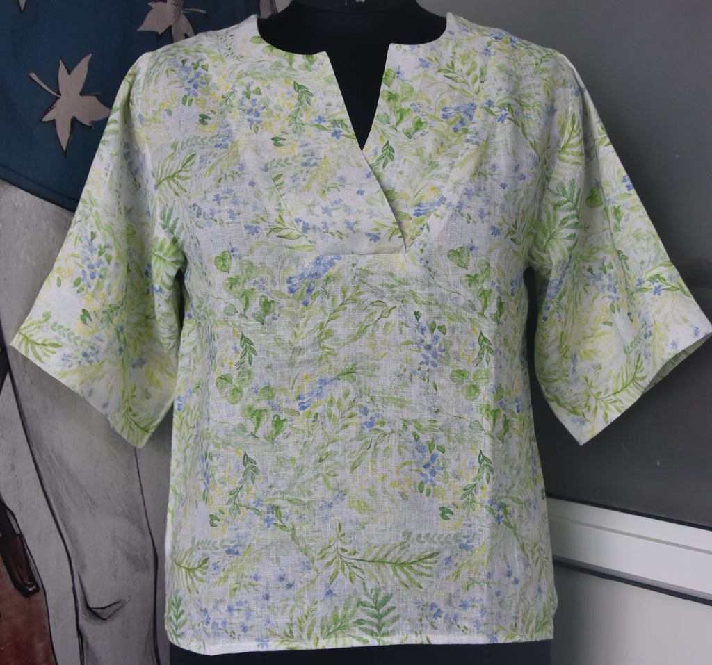 V-NECK CASUAL TOP
