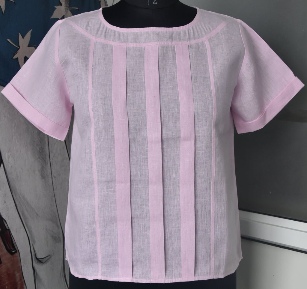 BOX PLEATED TOP