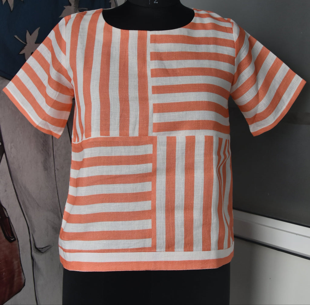 MAZE STRIPE TOP