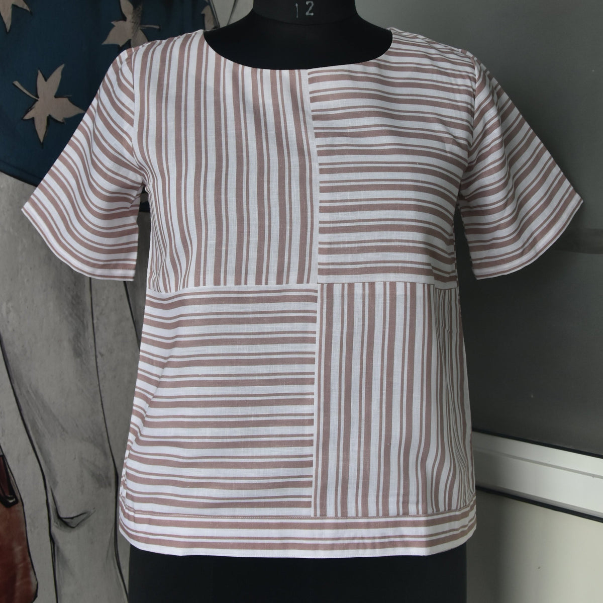 MAZE STRIPE TOP