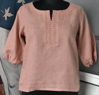 PINTUCK DETAIL TOP