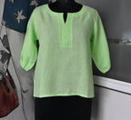 PINTUCK DETAIL TOP
