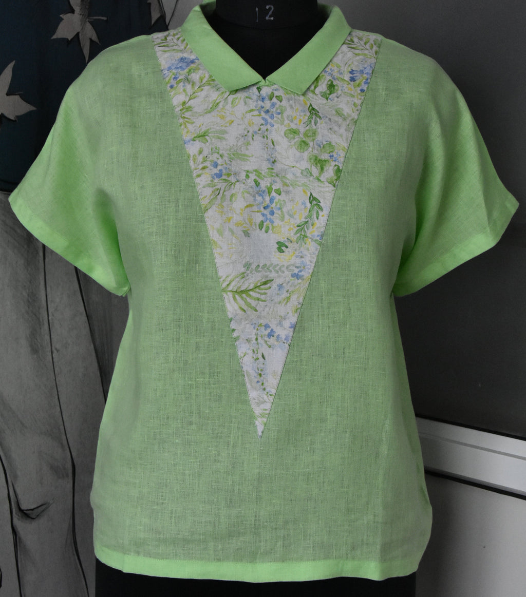 V- PANEL COLLERD TOP