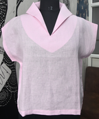 V-COLLAR TOP